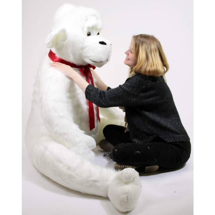 Big Plush - Vente Peluche – enfant et bébé - Gorille géant en peluche blanc de 6 pieds de 72 pouces fabriqué aux États-Unis1