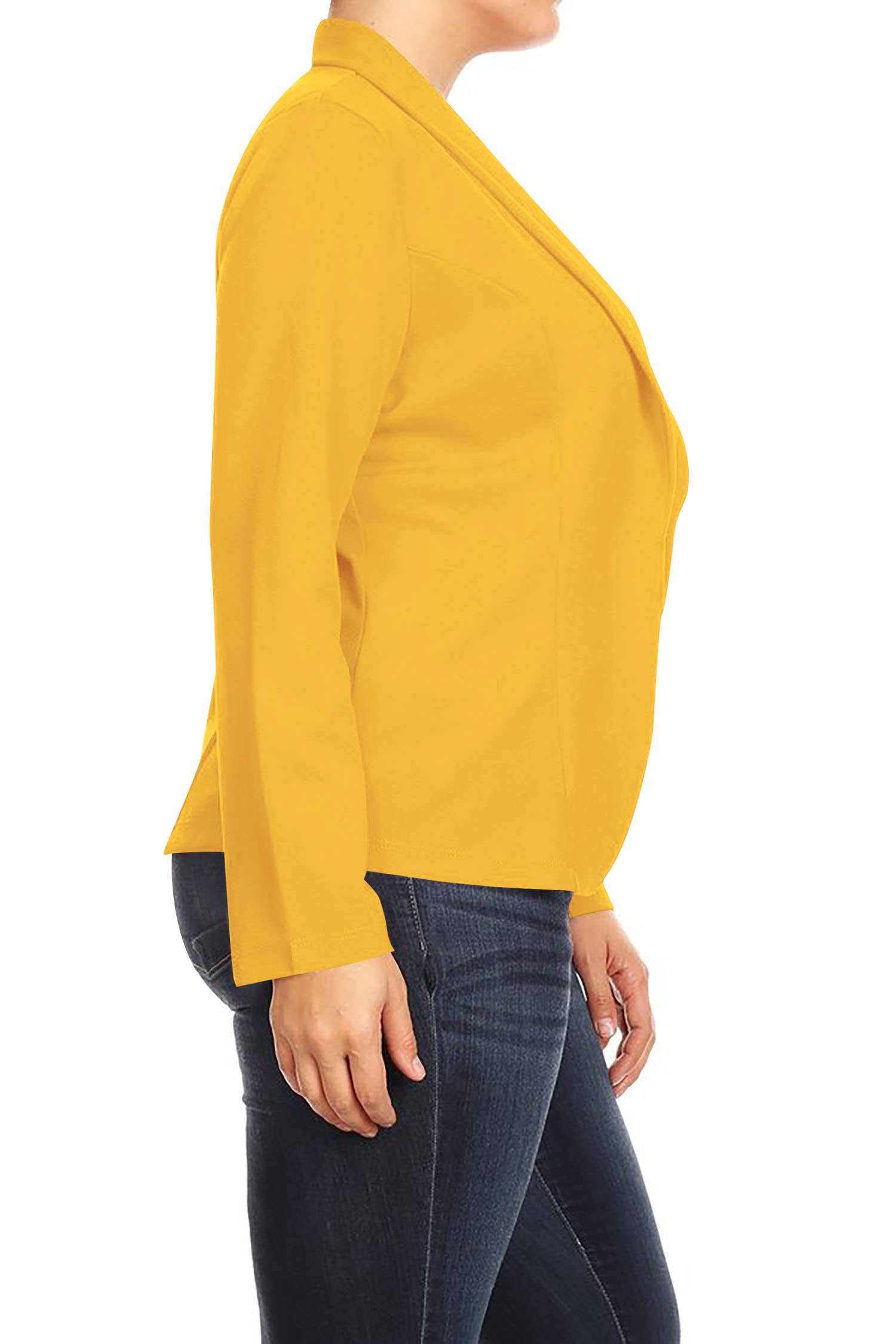 MOA COLLECTION - Wholesale Blazer - Women's - Plus Size Casual Open Front Office Work Wear Blazer Jacket41