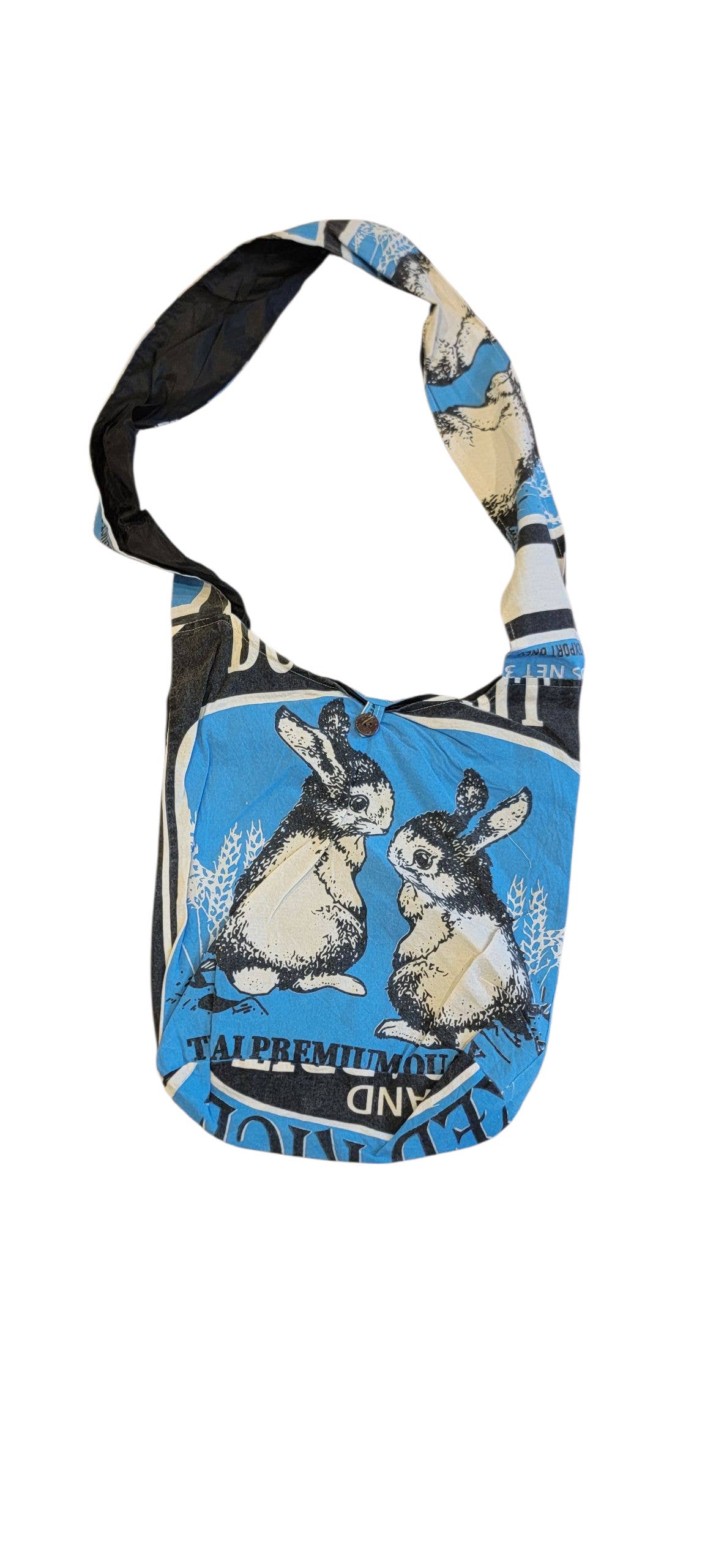 Evergreen Guardian Imports - Wholesale Tote bag – Women's - BA773 Flour Sack Vintage Cotton Lama Bag Bunny