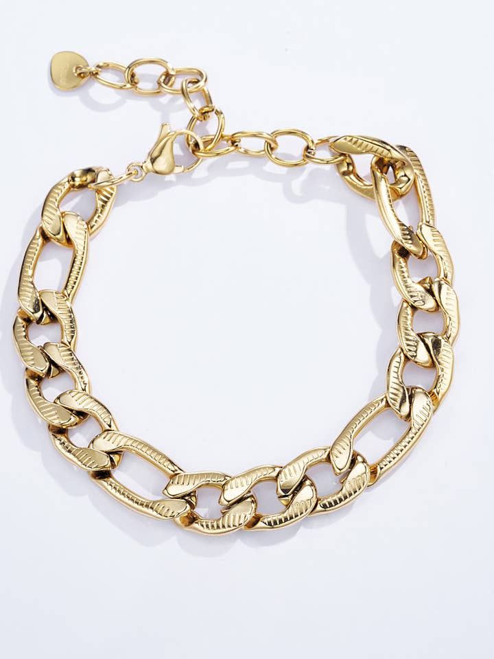 Stainless steel bracelet 324RX24 for wholesale by BYREN | ÉLINE L'ATELIER