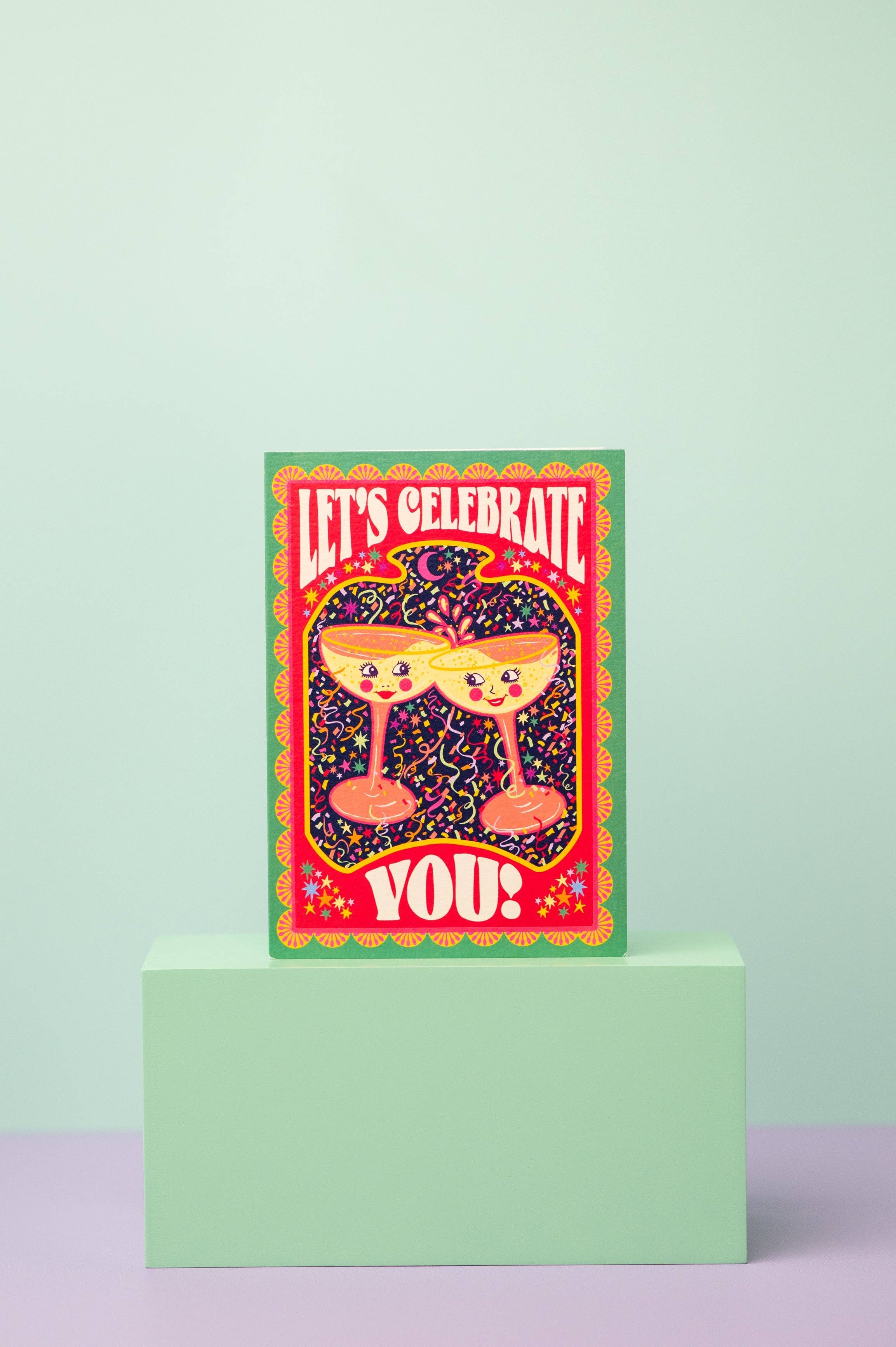 Cath Tate Cards – postal de felicitações por atacado – VAMOS COMEMORAR2