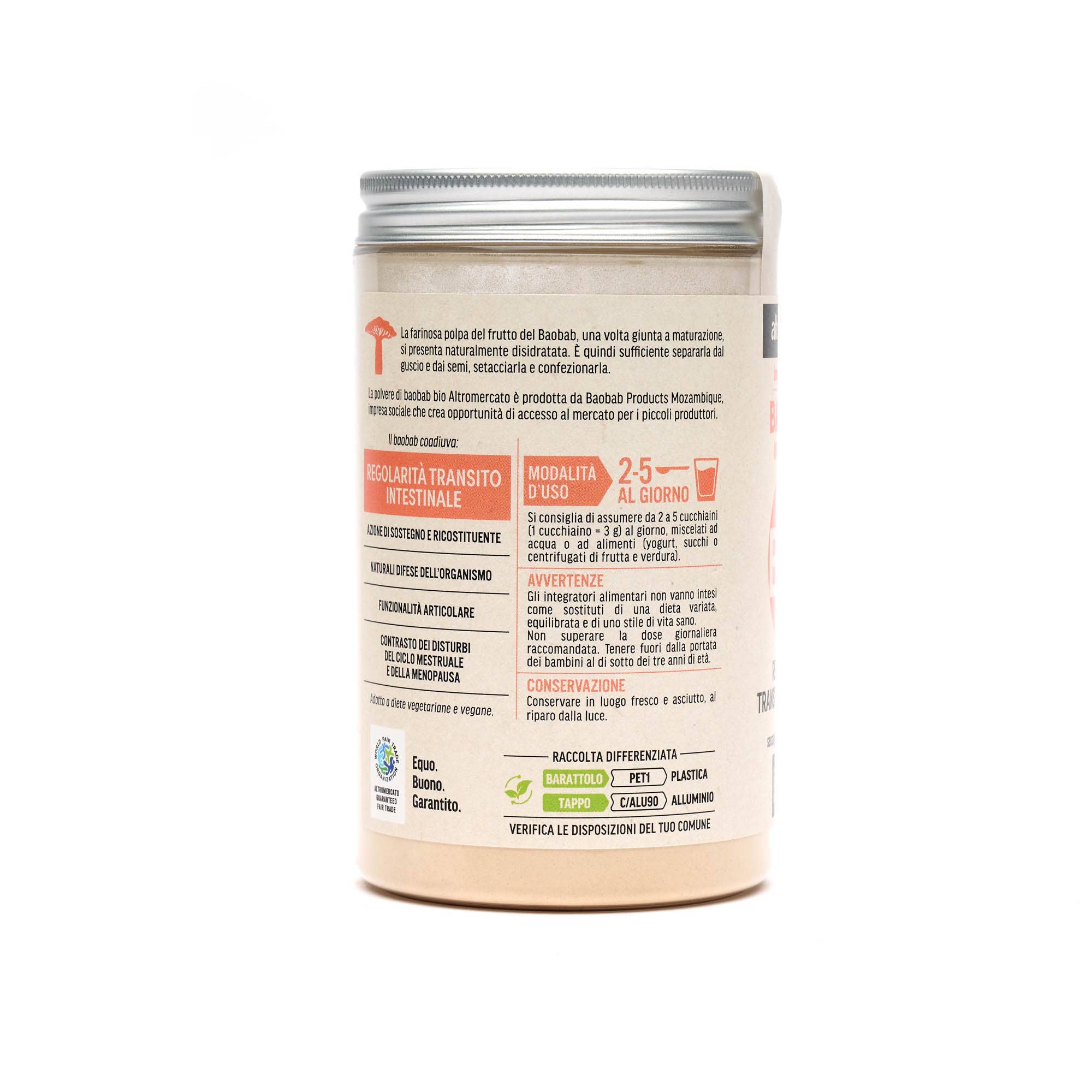 Altromercato - Wholesale Protein/Superfood Powder - Baobab In Powder - Organic - 120 g2