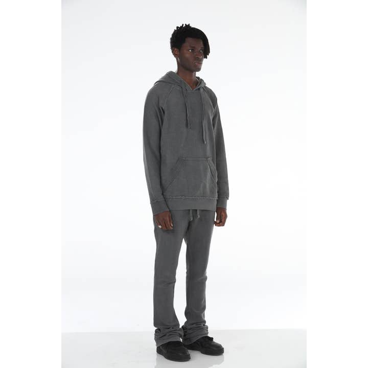 Stylo – Fato de treino – Homem por atacado – Fato de Treino em Veludo Canelado Antracite com Bainha Larga e Justa7