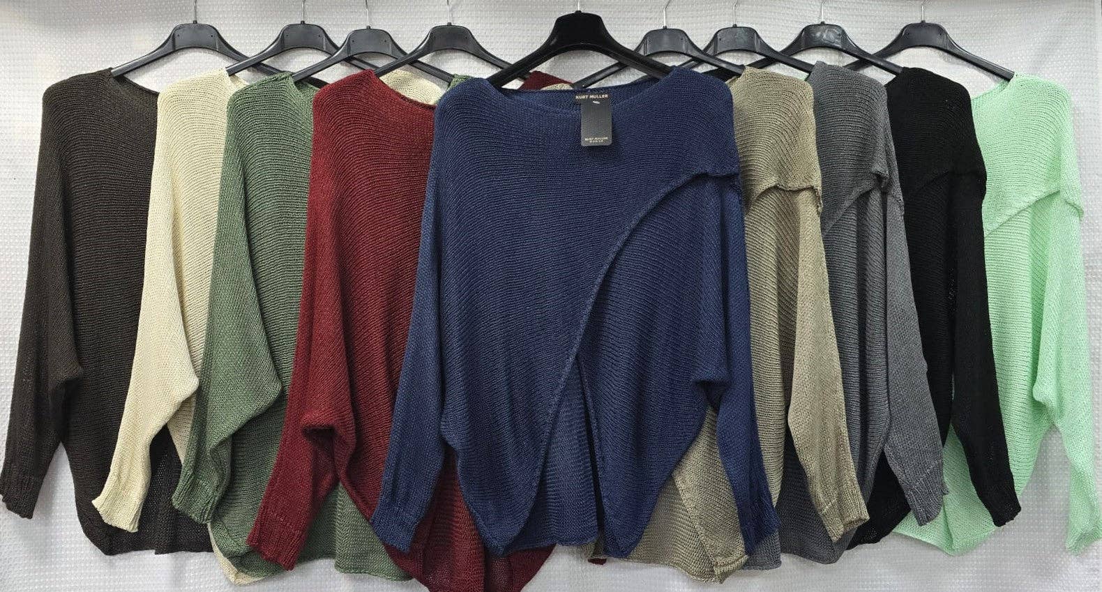 Mint green Crossover Crochet Knit for wholesale on Faire3