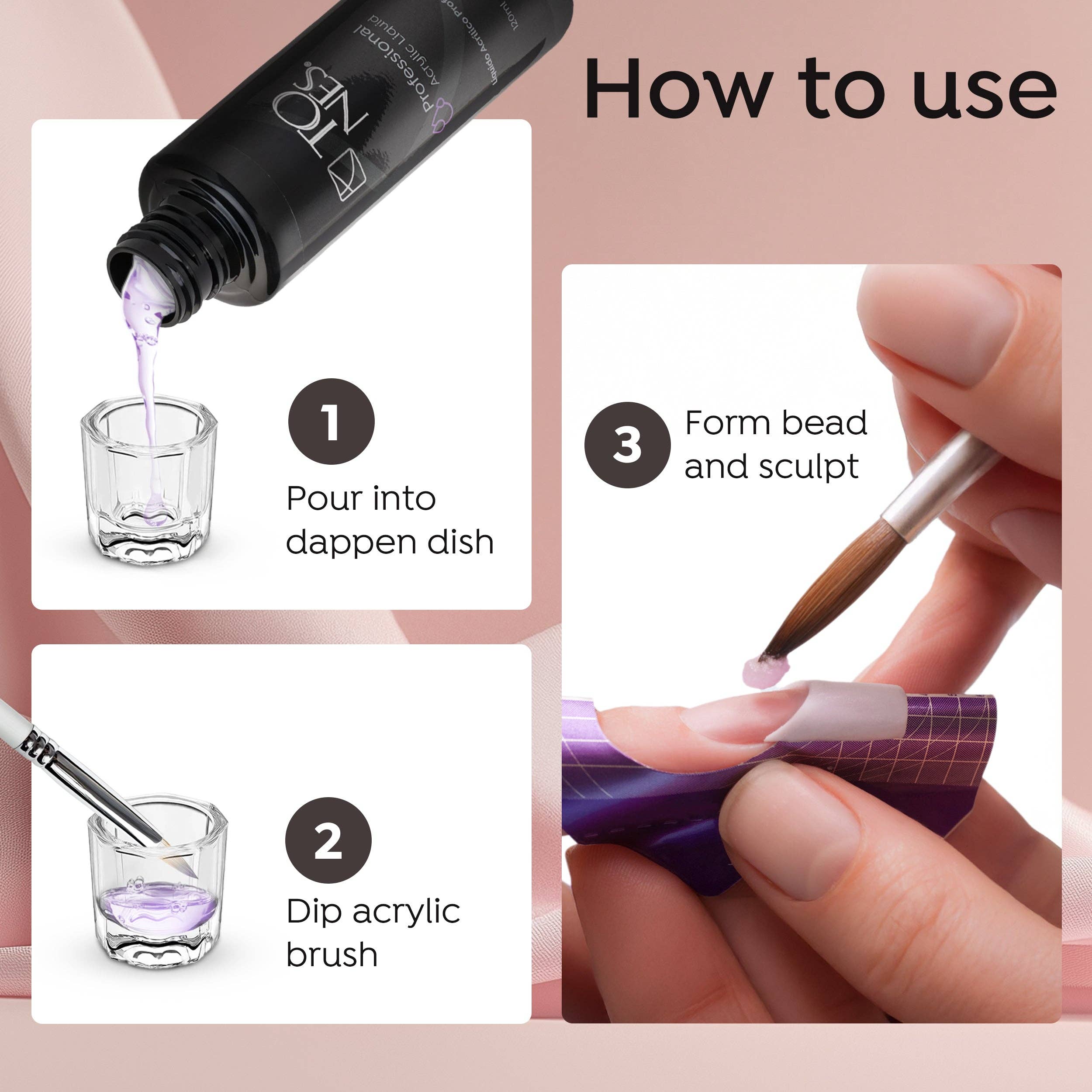 Tones Acrylics | Gels | Nail Art | Nail Tools & Accessories - Wholesale Nailcare Set - Pro Acrylic EMA Monomer16