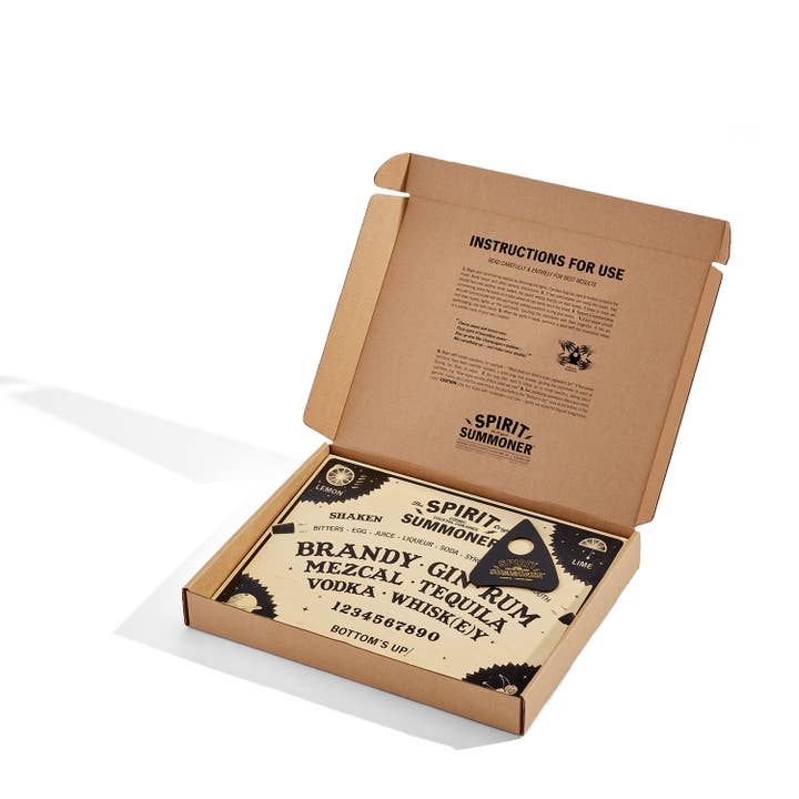 33 Books Co. - Wholesale Board Game - Spirit Summoner | Cocktail Ouija Board | Halloween1
