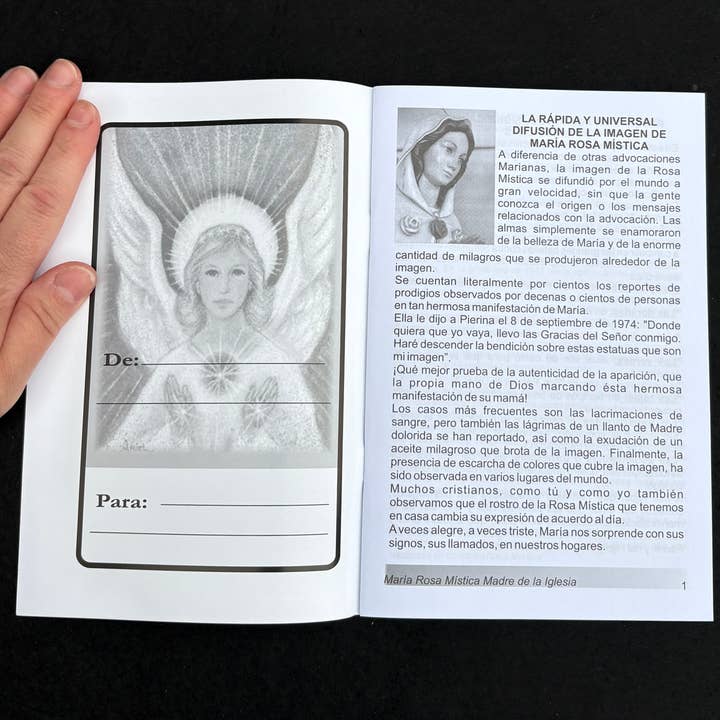 Oremus Mercy - Wholesale Book - Adult - Maria Rosa Mistica Madre de La Iglesia Softcover Book