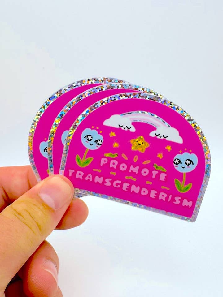 Pegatina de promoción del transgenerismo para venta al por mayor de SoftBoysClub