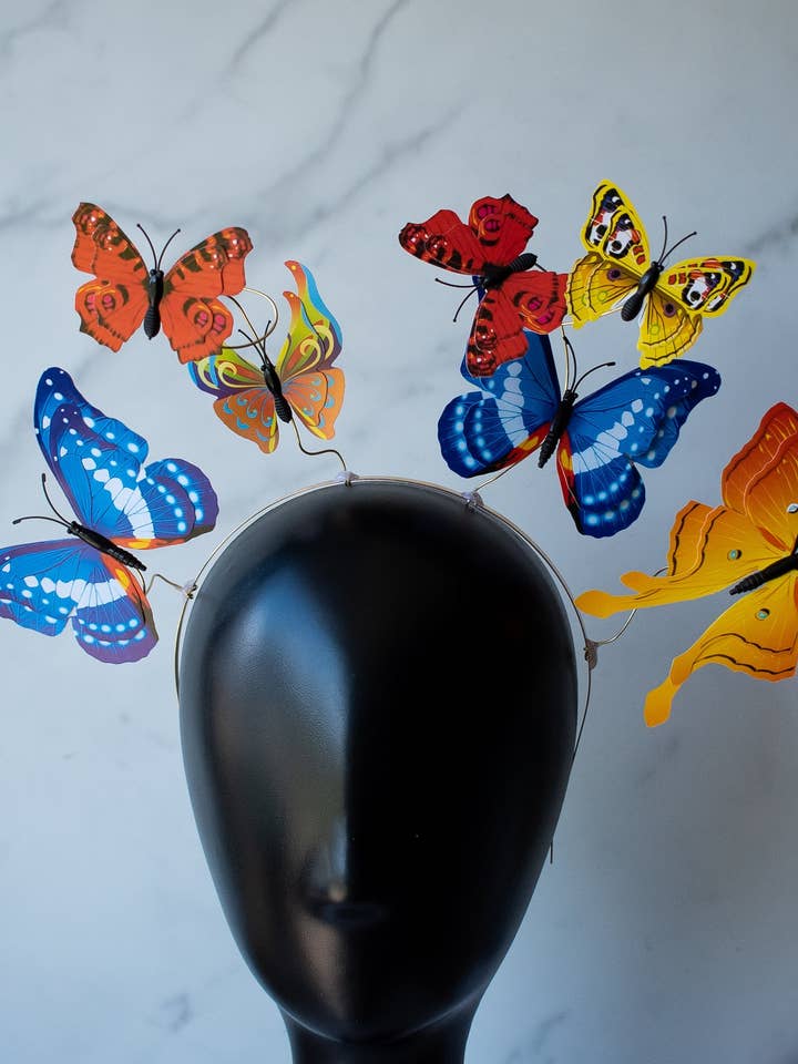 Customizable Butterfly Crown: Lightweight Festival Headpiece for wholesale by Shutterhaus