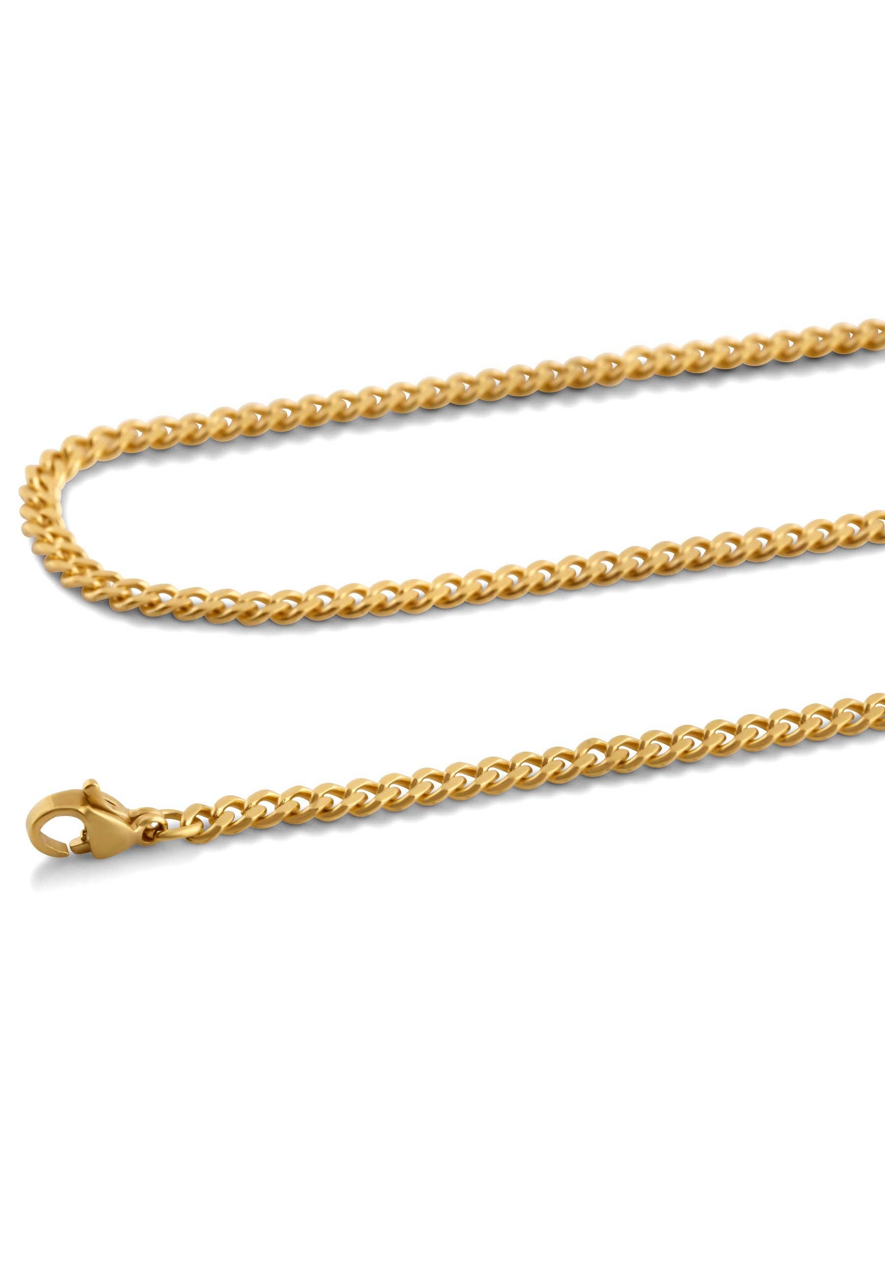 Blackskies - Wholesale Link & Chain Necklace - Fibra Chain Gold - 70cm - 3mm3