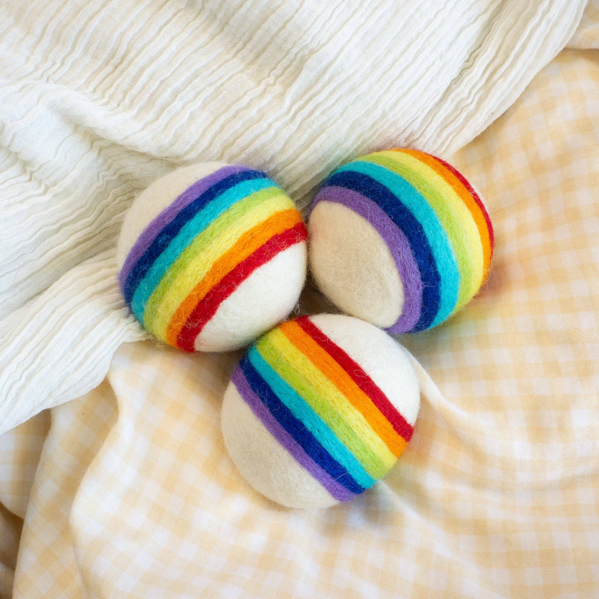 Friendsheep - Wholesale Dryer Balls - Classic Rainbow Eco Wool Dryer Ball - Set of 34
