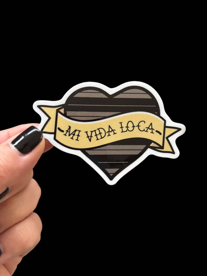 Mi Vida Loca Vinyl Sticker for wholesale by I Will Cut You Creations
