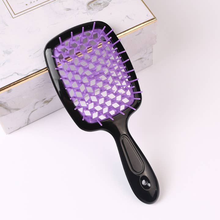XO Fashion - Wholesale Hair Brush/Comb - HCC001 Wide Tooth Fluffy Hair Massage Scalp detangle Comb9