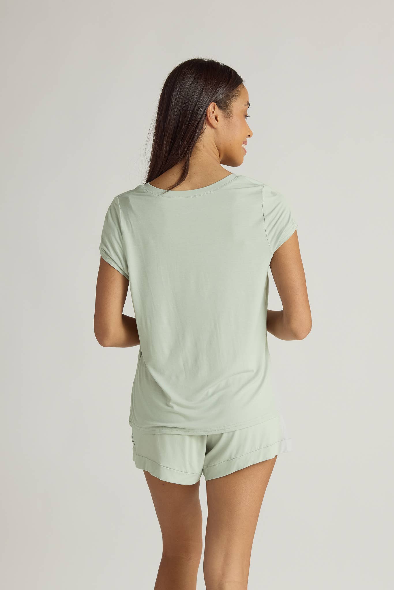 Faceplant Dreams - Wholesale Sleepwear Top - Women's - Faceplant Bamboo V-Neck Tee Shirt3