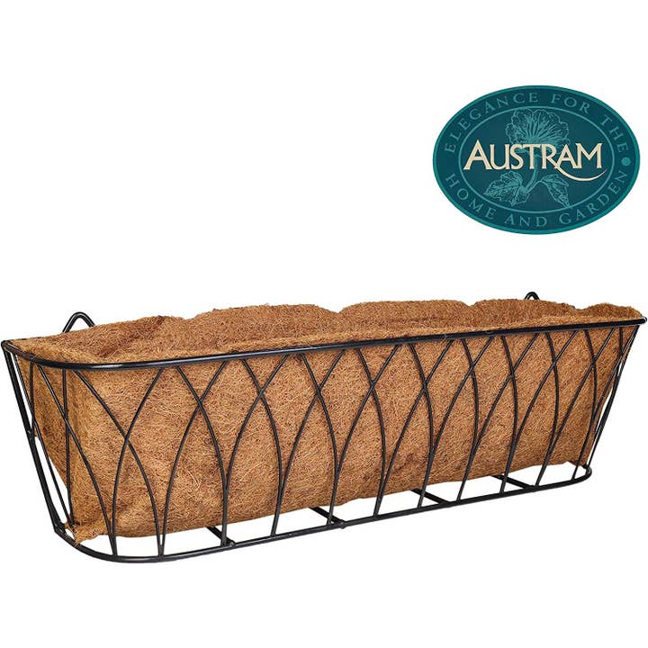 Lotus Trough Planter- Black for wholesale by Austram Home & Garden