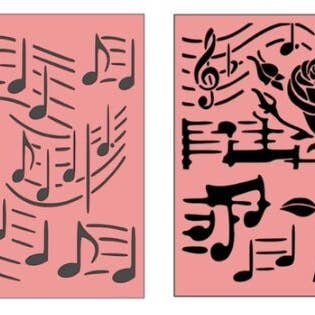 PYO Schablonenset für Plätzchen mit Blumenmuster für den Großhandel von Belle Stencils