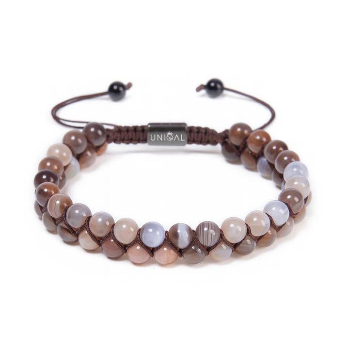 BOTSWANA AGATE BRACELET 6 MM for wholesale by Uniqal.de