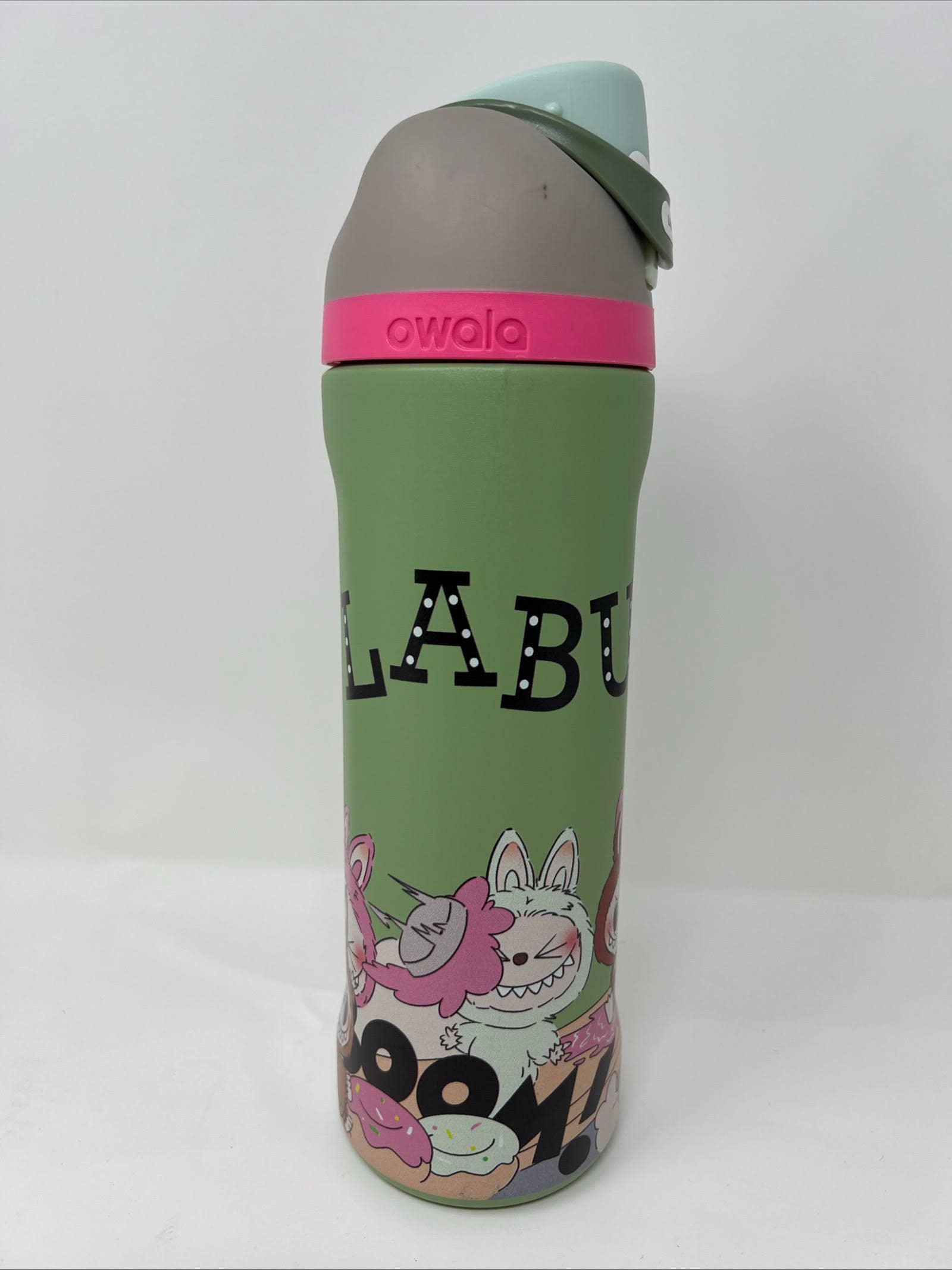 Gumdrop Garden - Wholesale Water Bottle - Labubu Printed Owala Bottle – Exciting Macaron Design6