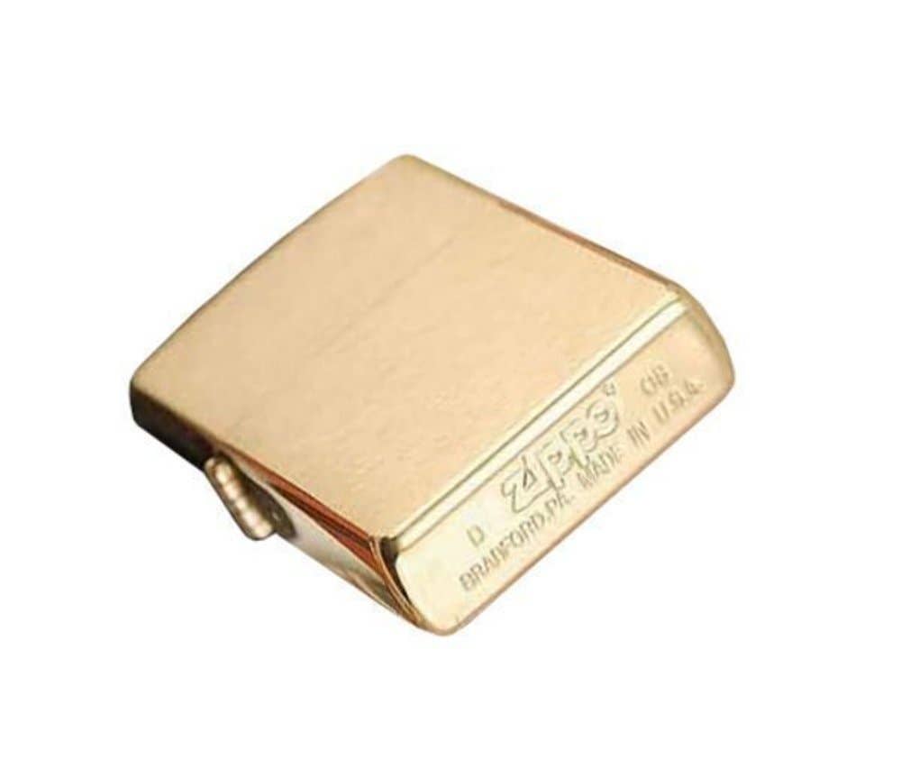 Benhalex - Wholesale Lighter - Zippo Lighter, Solid Brass, Brushed Finish, Classic #204B2
