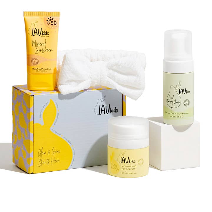 Daily Face Routine with Moisturising Face Cream (SPF Inc.) for wholesale by LAV Kids