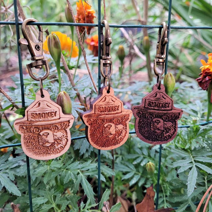 The Nostalgia Company - Wholesale Keychain - Unisex - Smokey Bear Keychain | Officially Licensed Smokey Bear Gift
