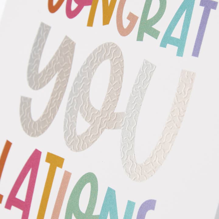 Primitives by Kathy - Wholesale Everyday Greeting Card - Congratyoulations Greeting Card