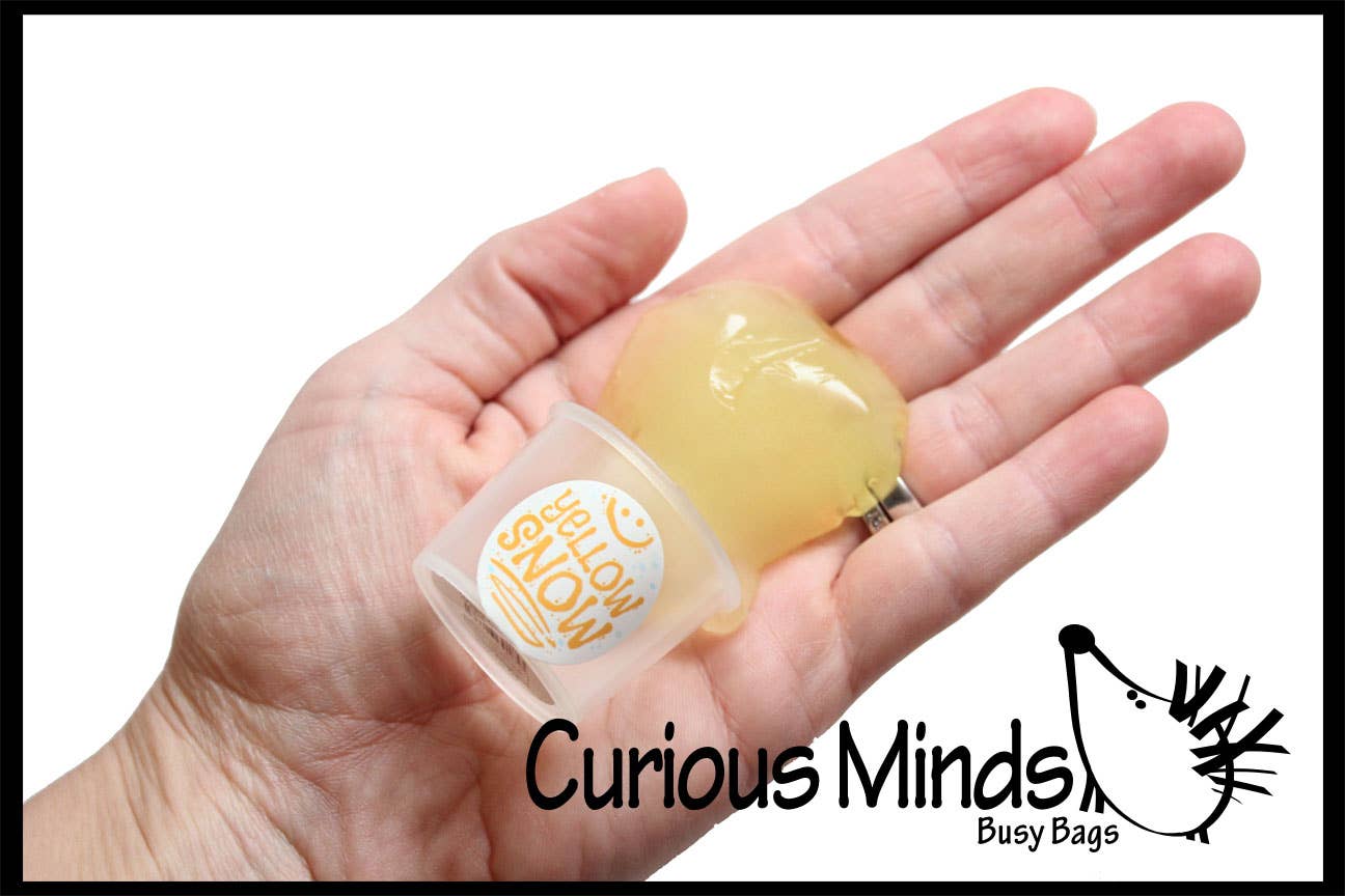 Curious Minds Toys - Wholesale Putty/slime – Child - 1 Yellow Snow "Piddle Putty"  Slime - Funny Winter Holiday4