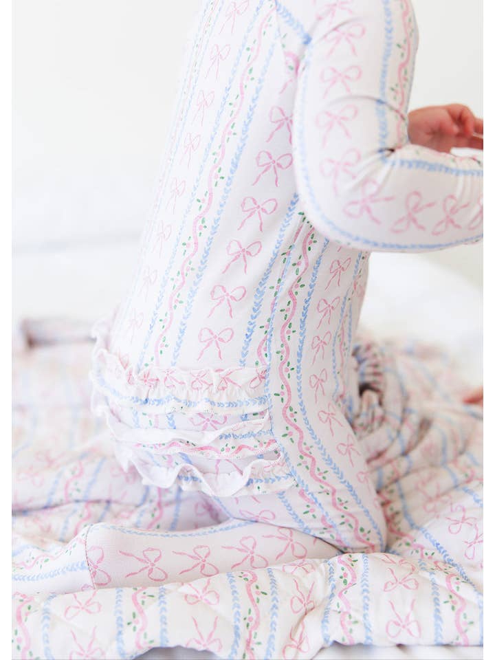 Charlie Lou Baby - Wholesale Jumpsuit - Baby - Bamboo Ruffle Rompee™ | Victorian Whimsy8