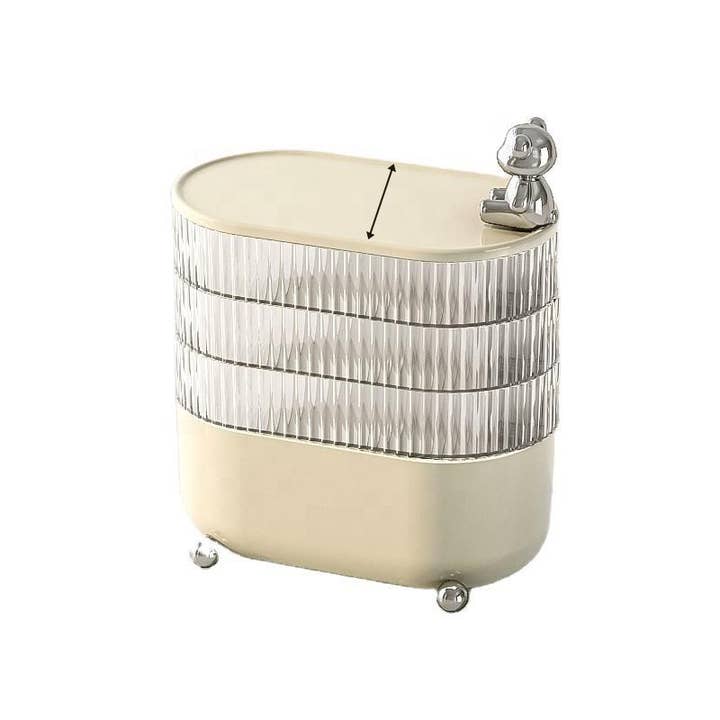 VIGOR - Wholesale Desk Organizer - Rotatable Organizer with 3 or 4-Layer, Electronic Accessories Case for Desk Drawer, Cord Storage Organizer for Headset, Charger, Data Cable(10 Pack)5