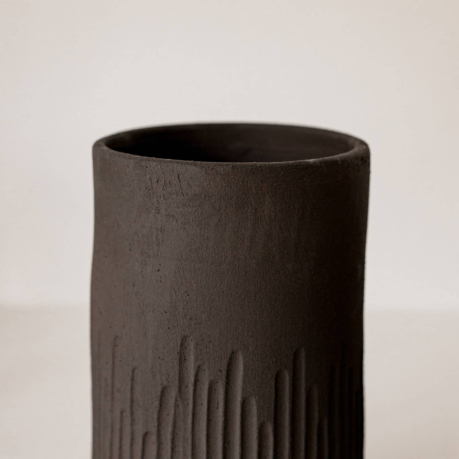 Claycraft - Wholesale Vase - Handmade artisanal raw wabi-sabi design ceramic vase6