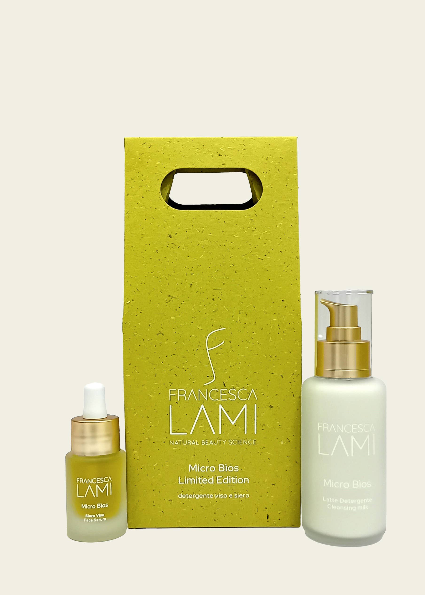 FRANCESCA LAMI - Vente Ensemble/coffret de soins du visage - Micro Bios édition limitée : sérum 15 ml + nettoyant 100 ml0