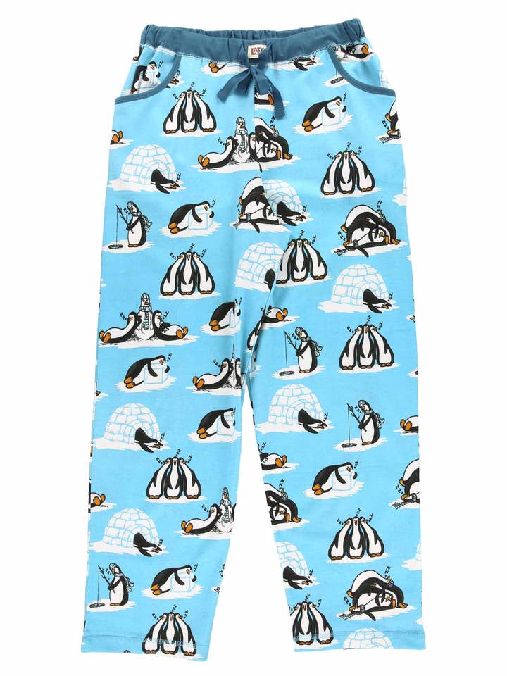 Out Cold Penguin Women's Pajama Pant for wholesale by Lazy One