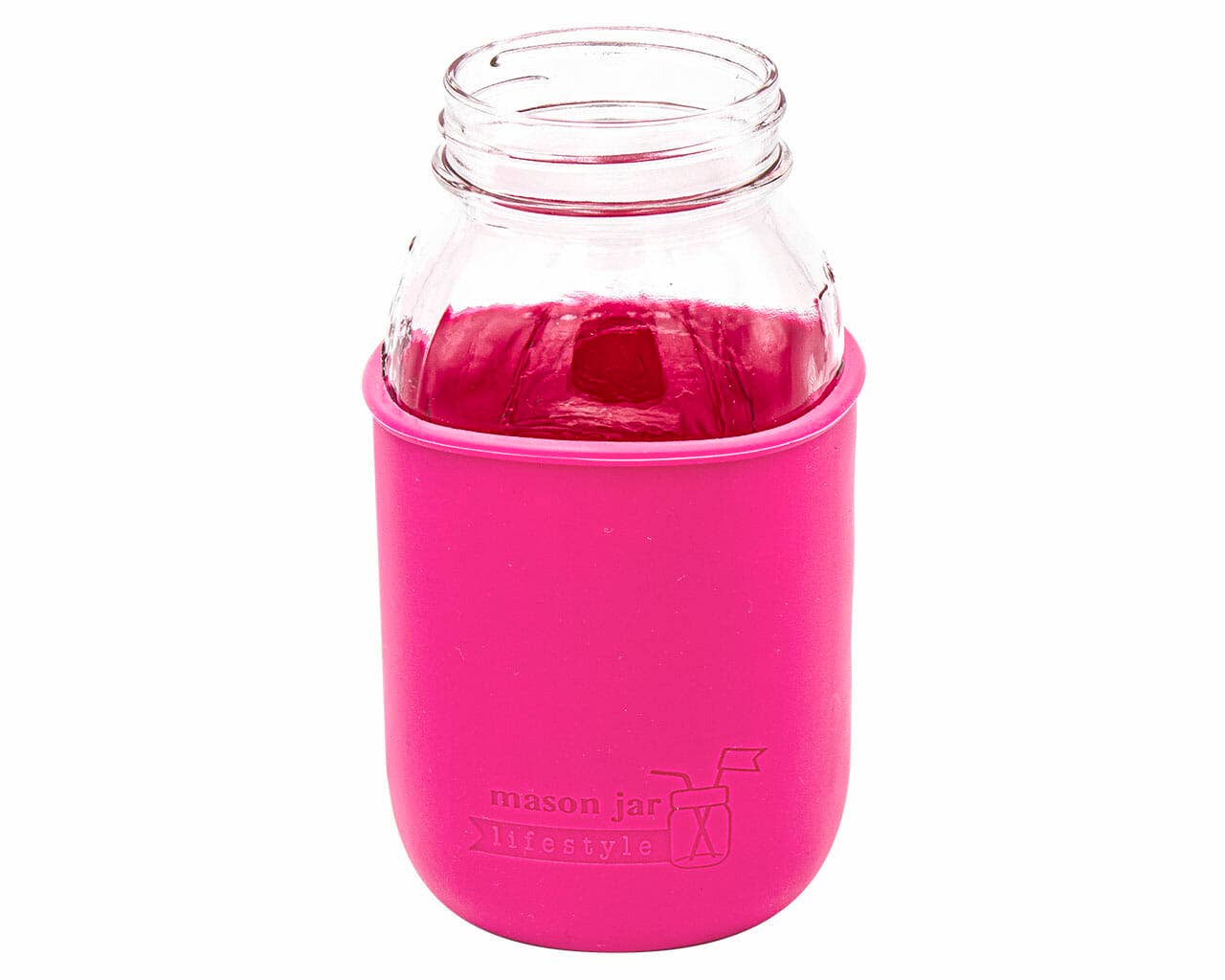 Mason Jar Lifestyle - Vente Housses de boisson - Manchon en silicone pour bocaux Mason de 32 oz (quart).13