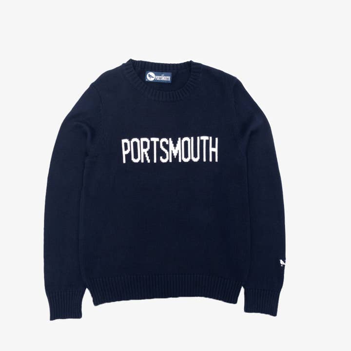 Portsmouth Women's Knit Sweater in Navy for wholesale by The Just Brand