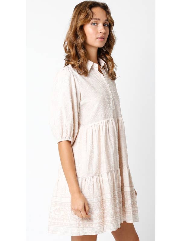 Natural Carol Dress for wholesale on Faire1