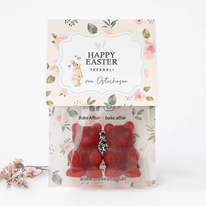 Teebärli "Happy Easter" for wholesale by Bake Affair GmbH