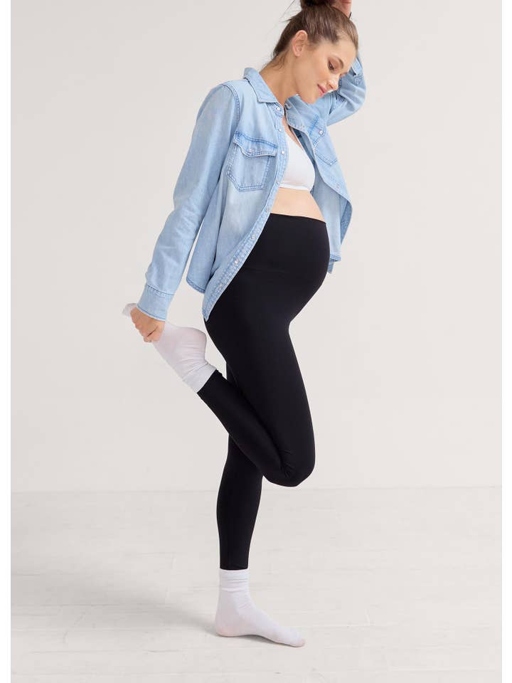 HATCH Collection - Wholesale Fashion Leggings - Maternity - The Maternity Bodyflex Legging-Solids2