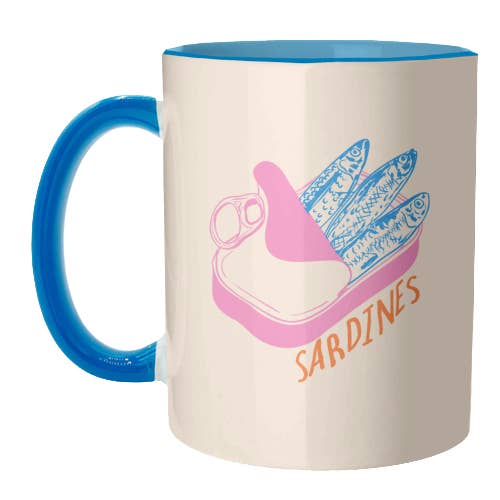 ART WOW - Wholesale Coffee Mug - Mugs 'Pastel Sardines in Tin – Cute Re2