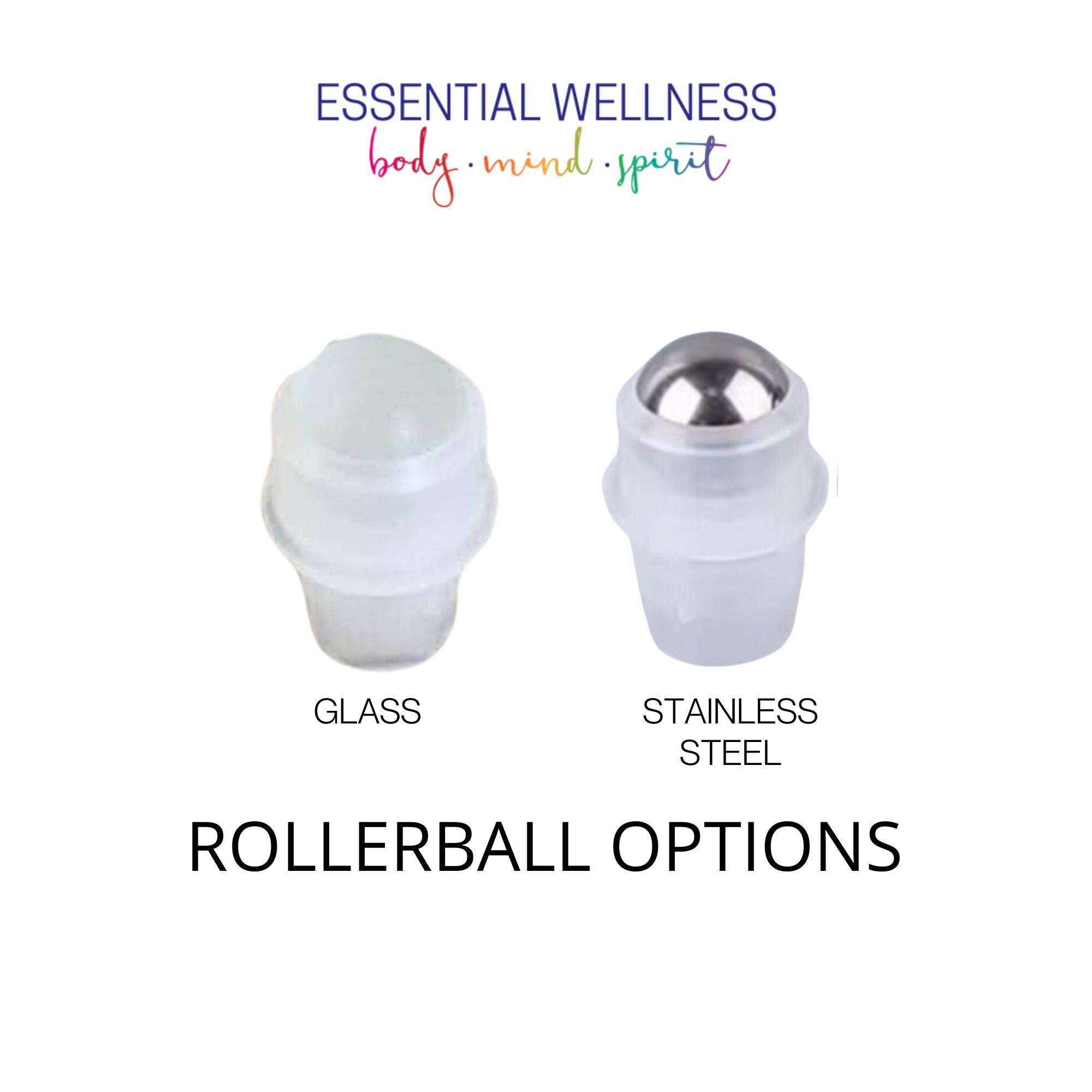 Essential Wellness - Body, Mind, Spirit - Wholesale Essential Oil Roll-On - BOULDER BROWN Roller Bottle 10/5ml Choice of Cap & Roller2