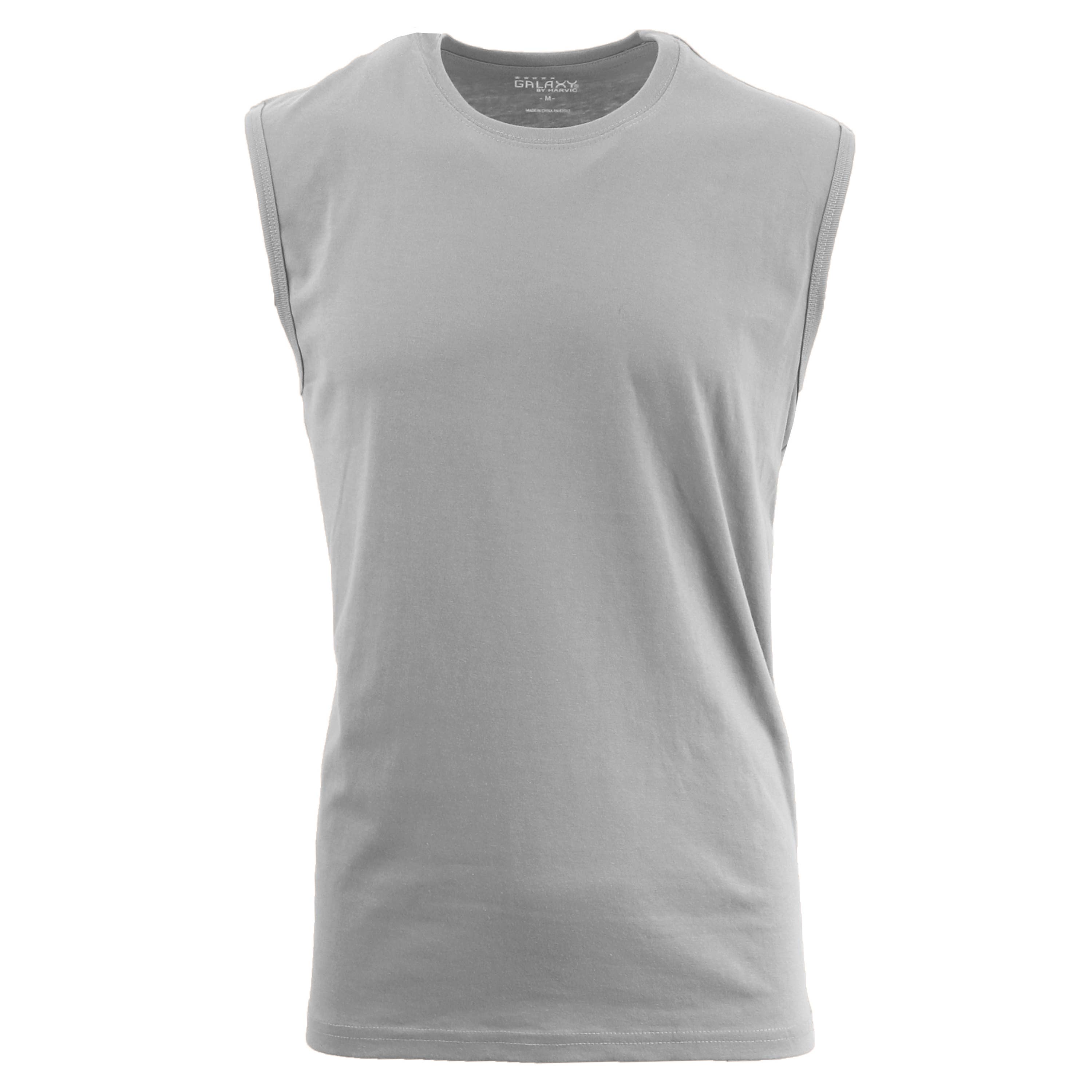 Galaxy By Harvic – wholesale Tank top – Men's – Men's Crew Neck Muscle Tank Tops1