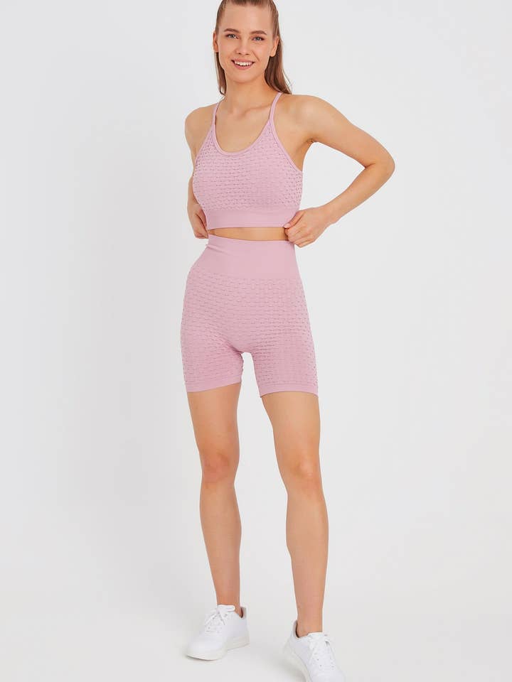 Leif Nelson GmbH – Engroshandel Træningsshorts – til kvinder – Dame Seamless Sport Shorts LN-8429