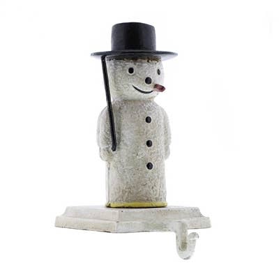 HomArt - Wholesale Christmas Decoration - Snowman Stocking Holder - Cast Iron