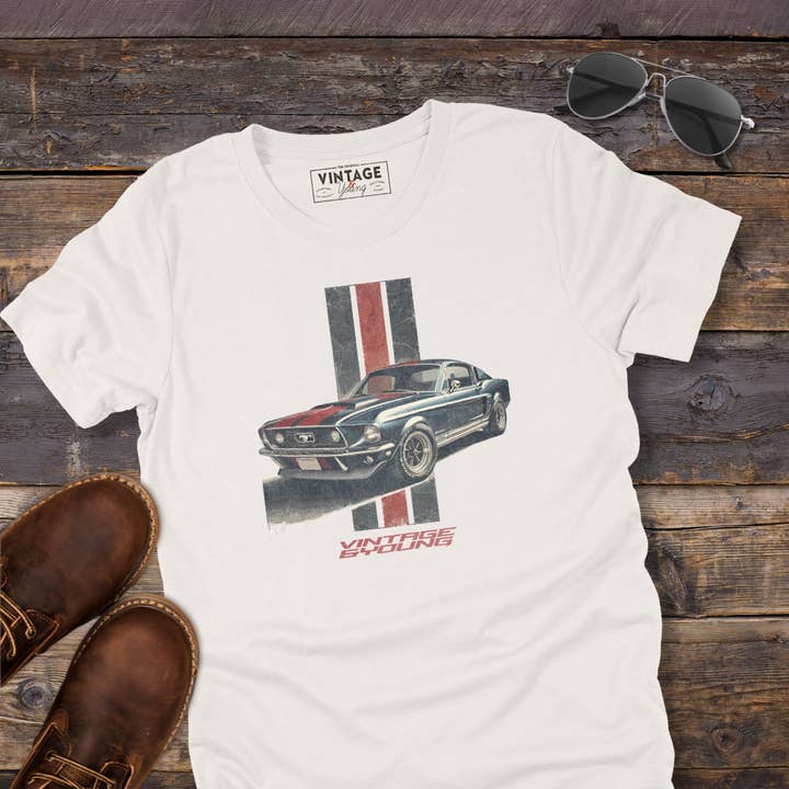 Mustang Fastback Tee for wholesale by VIntage & Young