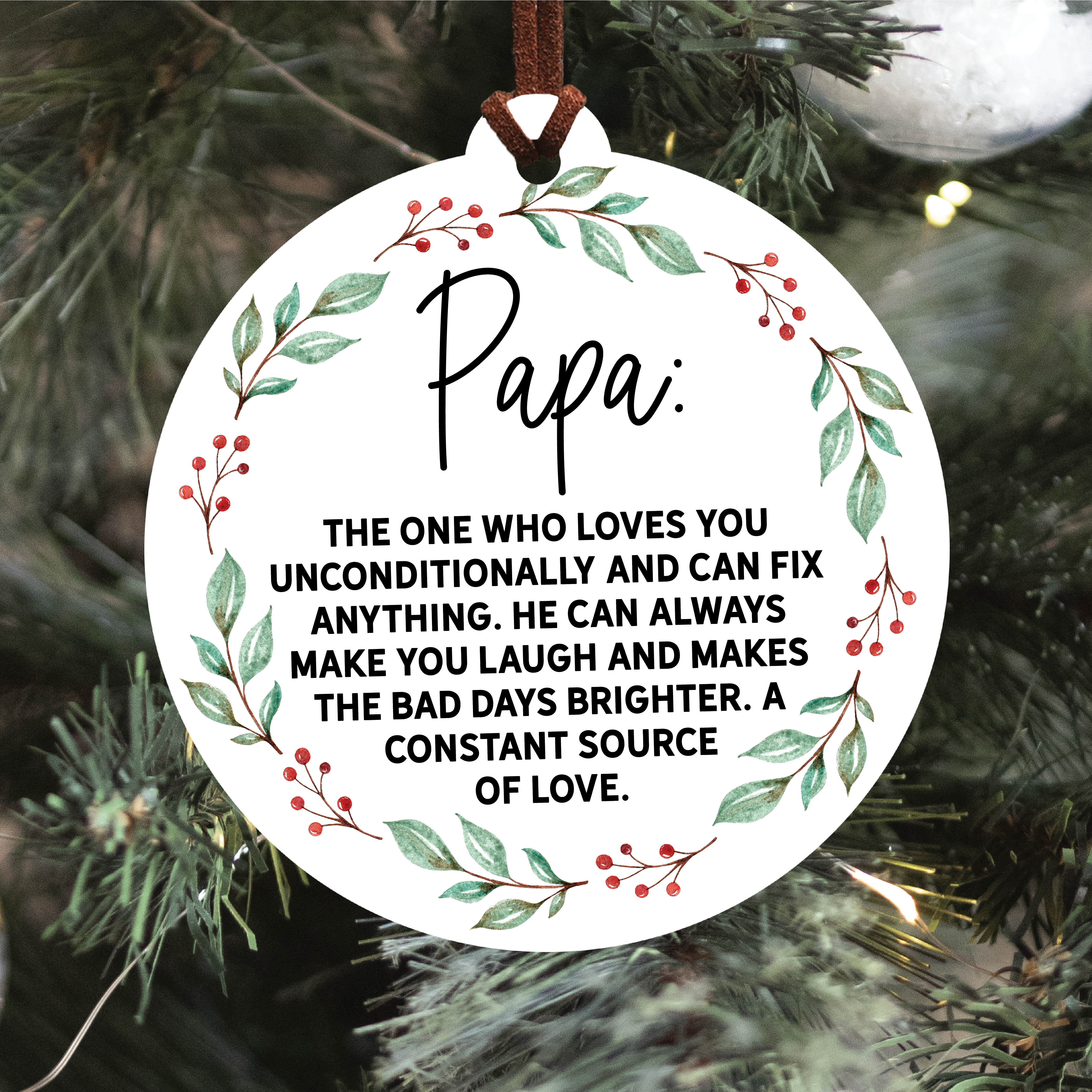 Knotty Design Co. - Wholesale Ornament - Grandpa Definition Christmas Ornament2