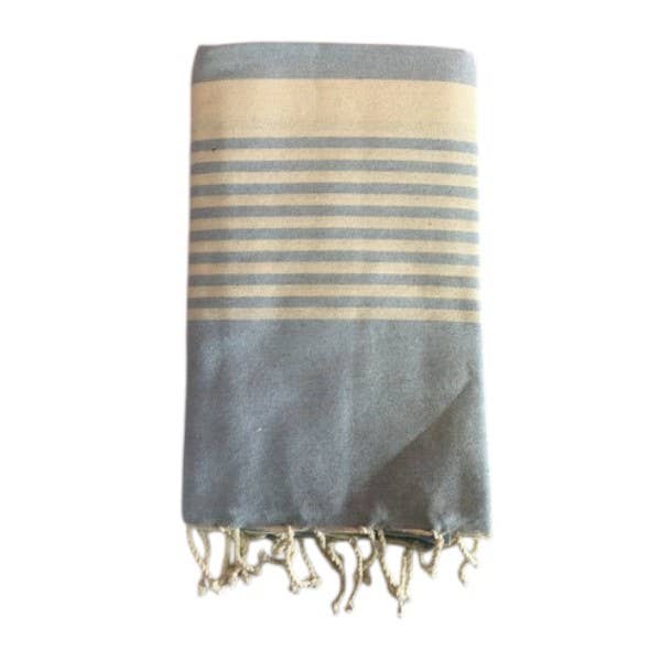 Fouta Paul azzurro cielo, Telo Mare cotone riciclato 200x100cm per la vendita all'ingrosso da parte di SoBeach