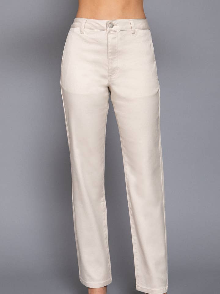 Active Basic | Active USA - Wholesale Pants – Women's - Straight Fit Twill Long Pants 8