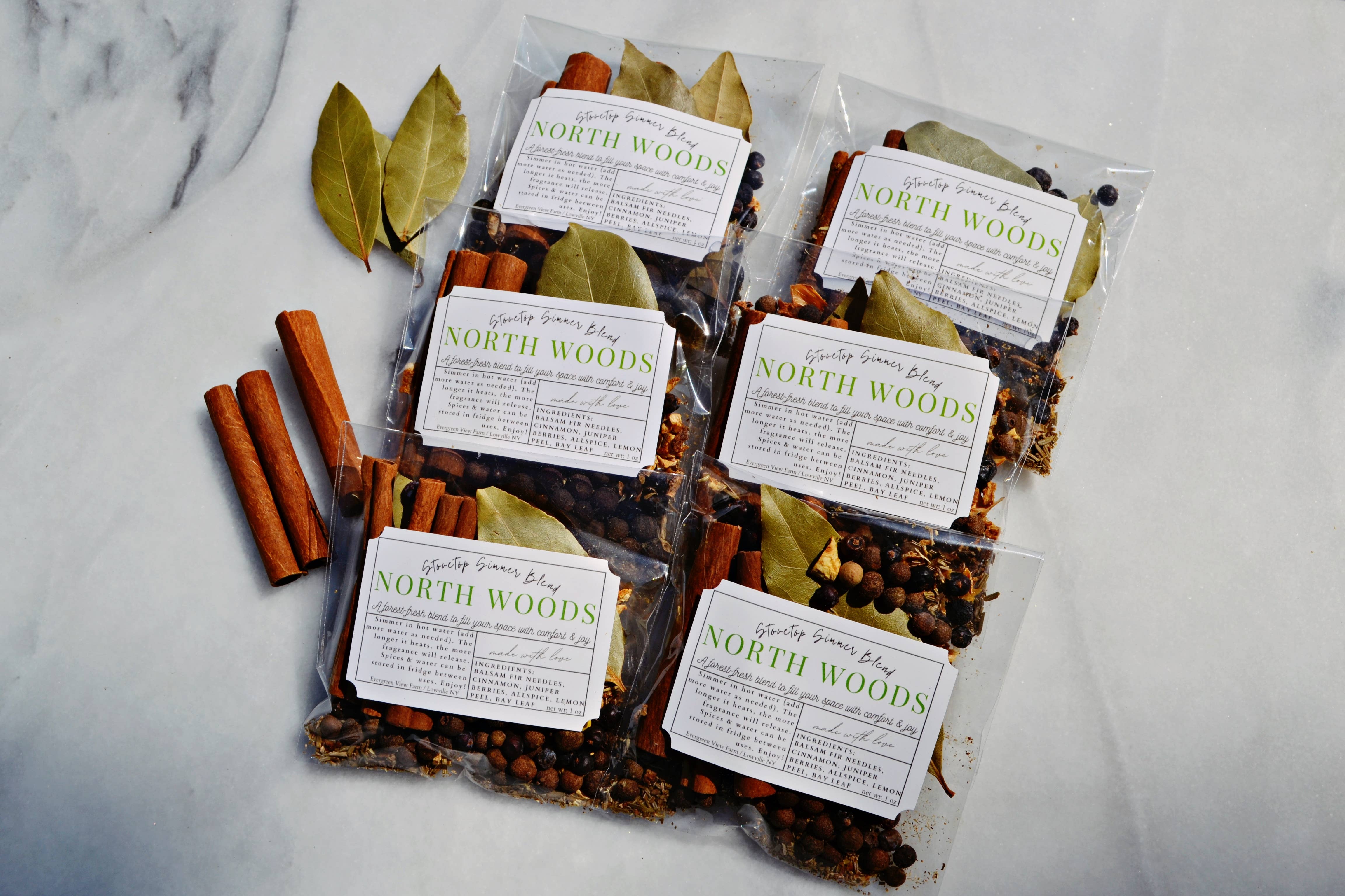 Evergreen View Farm - Wholesale Potpourri - Simmer Pot Stovetop Spice Christmas Holiday "North Woods"16