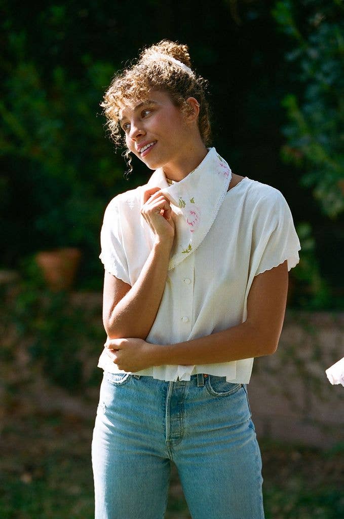 merritt charles - Wholesale Bandana - Women's - Rose Face Bandana - Penelope Bandana1