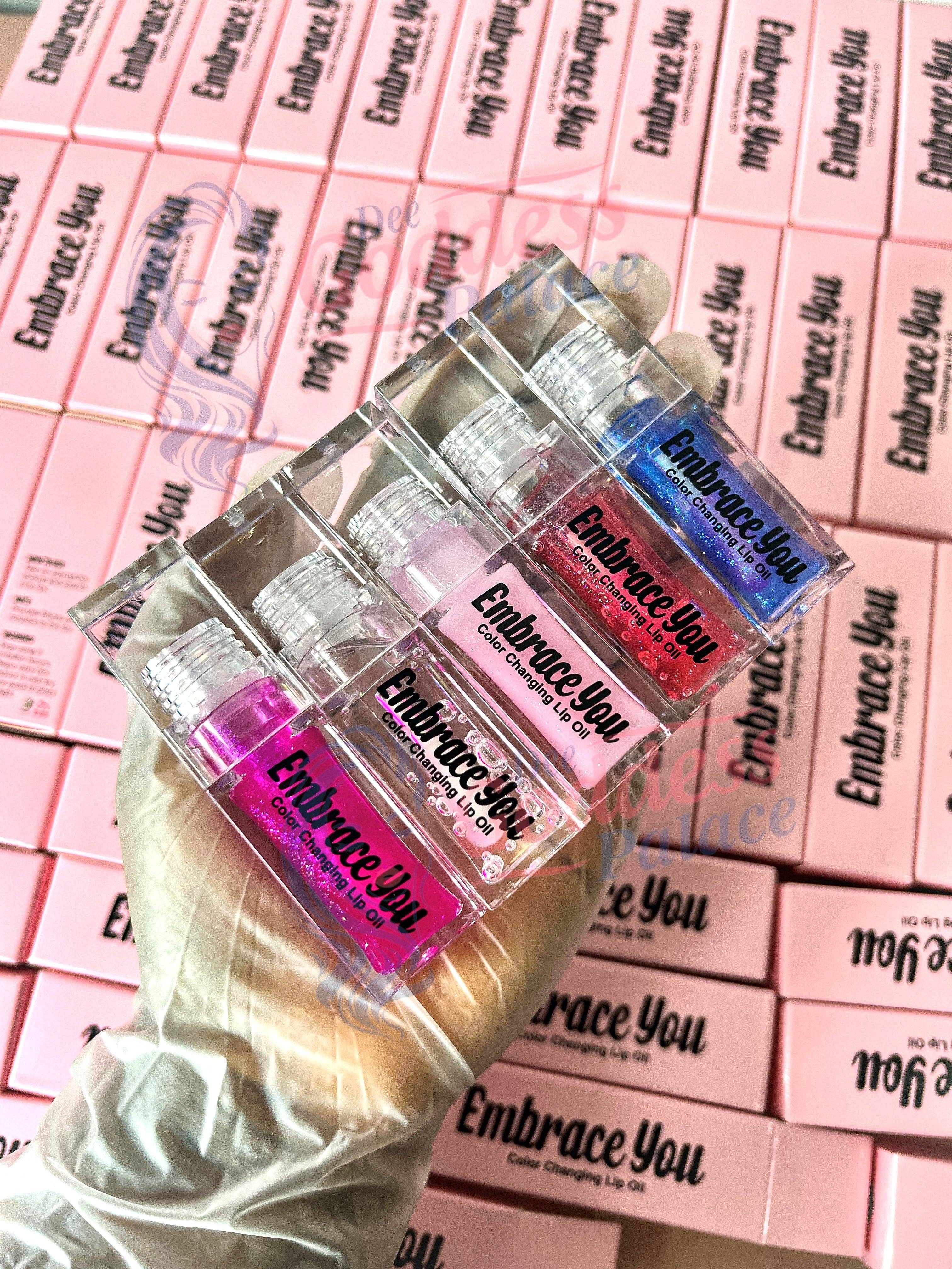 Deegoddesswholesale – wholesale Lip-gloss – 50pcs Private Label Color Changing Lip Oil0