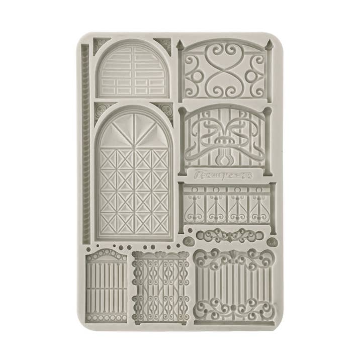 Atiladecor, Artesanato Lda - Wholesale Craft Supplies - Silicone mold A5 - Fence and door0